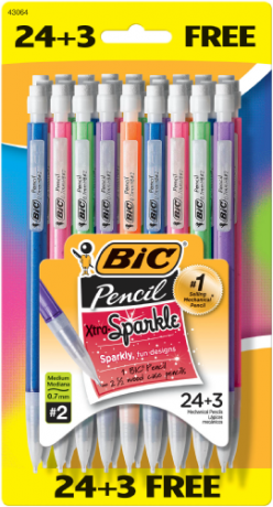 Ołówek automatyczny BIC Xtra-Sparkle, 24 sztuki