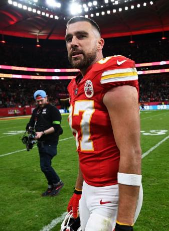 Travis Kelce podczas swojego meczu