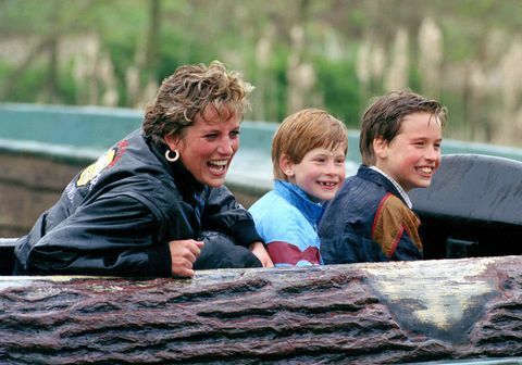 diana, william harry w parku thorpe