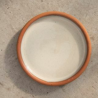 Szkliwiona ceramiczna kąpiel dla ptaków - płatki owsiane