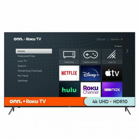 75-calowy bezramkowy telewizor Roku Smart TV klasy 4K UHD LED 