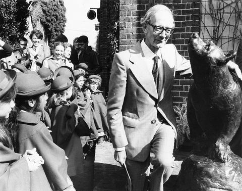 Christopher Robin Milne w londyńskim zoo 1980