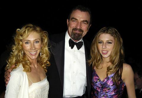 Tom Selleck, Jillie Mack i ich córka Hannah Selleck w 2004 roku