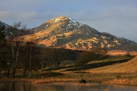 Stary człowiek z Coniston Lake District Mountain