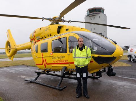 Książę Cambridge rozpoczyna pierwszą zmianę jako pilot ambulansu lotniczego