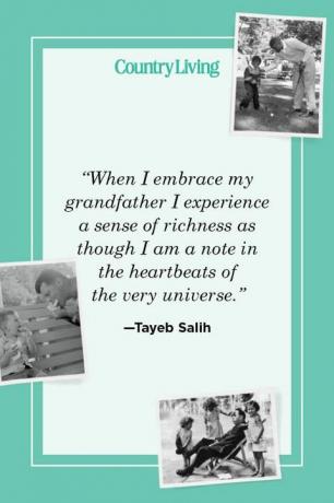 „Kiedy obejmuję dziadka, odczuwam bogactwo, jakbym była nutą w biciu serca samego wszechświata” — tayeb salih