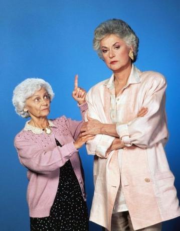 Bea Arthur i Estelle Getty w Golden Girls