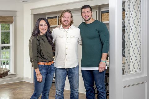 Joanna Gaines, Chip Gaines i Tim Tebow.