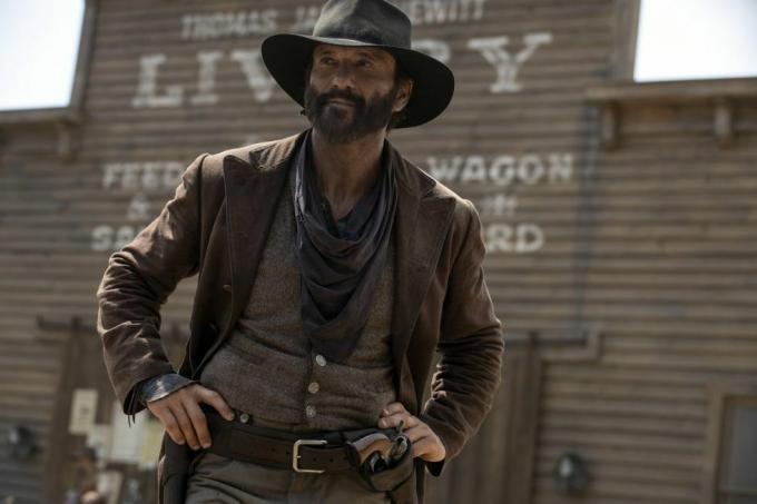 na zdjęciu tim mcgraw jako james of the paramount oryginalna seria 1883 zdjęcie cr emerson millerparamount © 2021 mtv Entertainment Studios, wszelkie prawa zastrzeżone