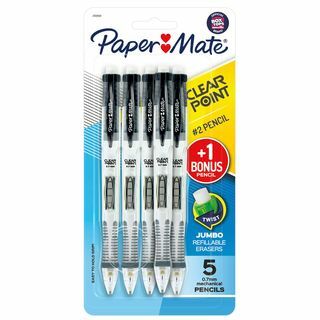 Ołówki mechaniczne Paper Mate Clearpoint, 5 sztuk