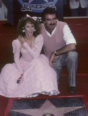 Tom Selleck i Jillie Mack 1986 Hollywood Boulevard