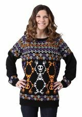 Halloweenowy sweter Taniec szkieletów