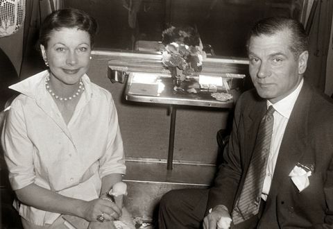 Laurence Olivier i Vivien Leigh w 1957 r