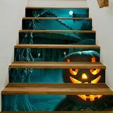 Nawiedzona naklejka na schody na Halloween