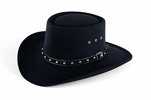 Czarny kowbojski kapelusz