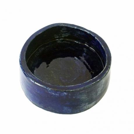 NAVY CERAMIC DOG BOWL od 35 £ - Fetch & Follow - Fetchandfollow.com