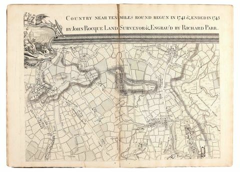 Część 207 - mapa Londynu Westminster - Sotheby's