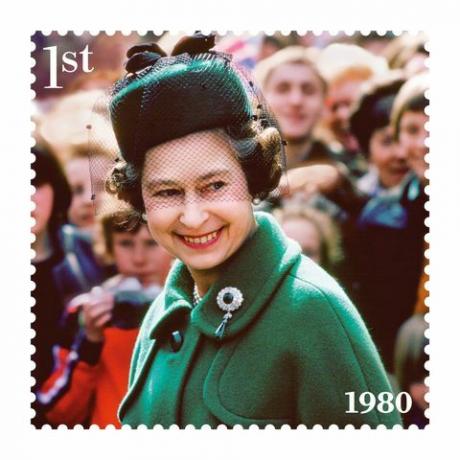 platynowe jubileuszowe królewskie znaczki pocztowe