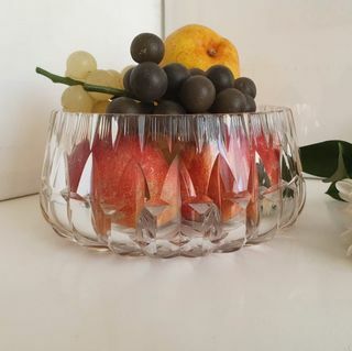 Szklana miska na drobiazgi w stylu vintage
