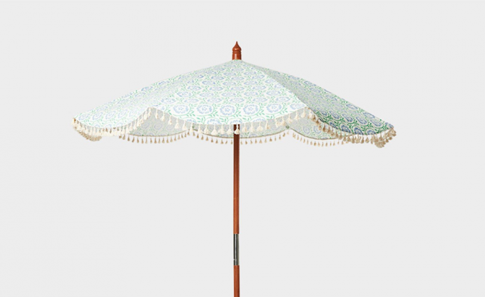 Kwiatowy parasol ogrodowy