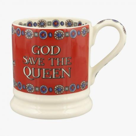 Kubek Platynowy Jubileusz Królowej God Save The Queen