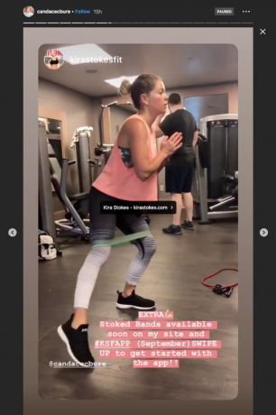 Candace Cameron Bure Resistance Band Trening