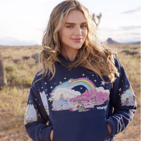 Sceniczna bluza z kapturem Wrangler x Barbie™