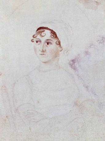 Portret Jane Austen autorstwa Cassandry Austen