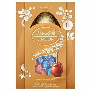 Lindt Milk Chocolate Egg z Lindor Assorted Mini Eggs, 215g