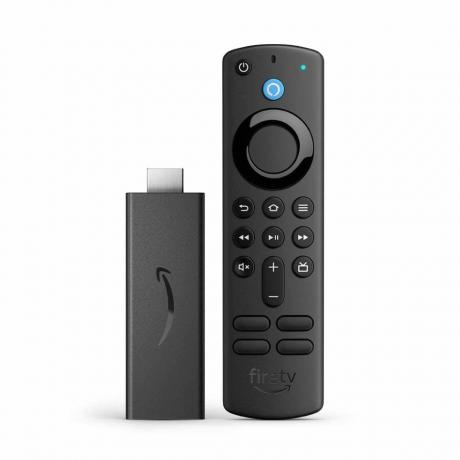 Amazon Fire TV Stick z pilotem Alexa Voice Remote (obejmuje sterowanie telewizorem), bezpłatną telewizję na żywo bez telewizji kablowej lub satelitarnej, urządzenie do strumieniowego przesyłania sygnału HD