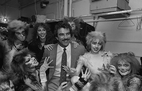 Tom Selleck i Jillie Mack za kulisami w Cats 1983