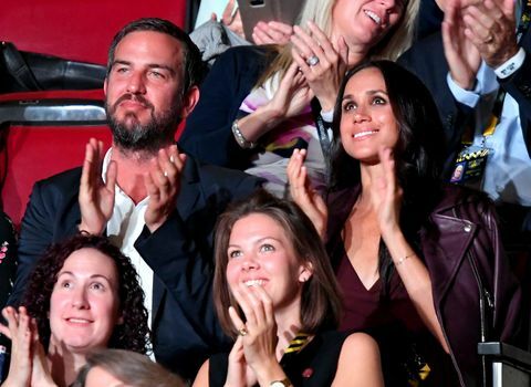 Markus Anderson i Meghan Markle na Igrzyskach Invictus 2017