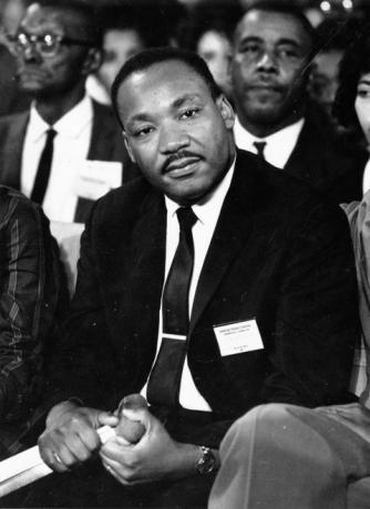 wrzesień 1964 amerykański duchowny i działacz na rzecz praw obywatelskich Martin Luther King 1929 1968 fot. keystonegetty images
