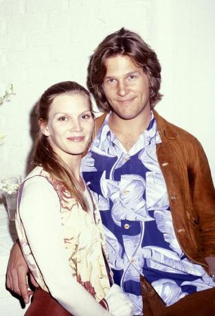 susan bridges i jeff bridges podczas otwarcia butiku camp beverly hills na campie beverly hills butik w Beverly Hills, Kalifornia, Stany Zjednoczone fot. ron galellaron Kolekcja galella via getty obrazy