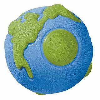 Planet Dog Orbee-Tuff Planet Ball Niebieska