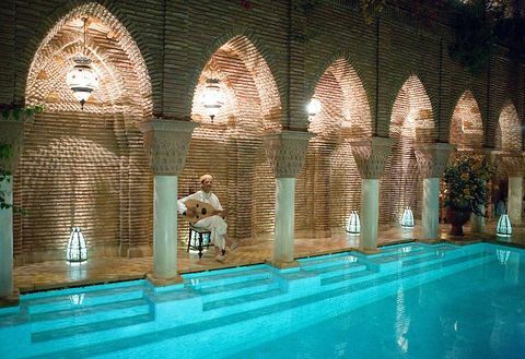 afryka morroco marrakech spa z hotelu riad