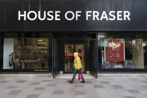 Zamykanie sklepów House of Fraser