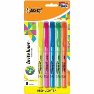 BiC 5pk Highlighter wymienna końcówka Brite Liner