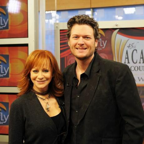 Blake Shelton i Reba Mccentire