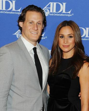 Trevor Engelson i Meghan Markle