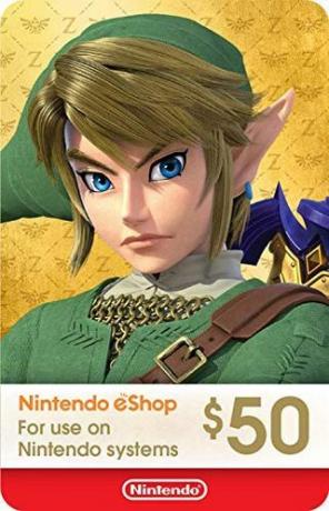 Karta podarunkowa Nintendo eShop o wartości 50 USD 