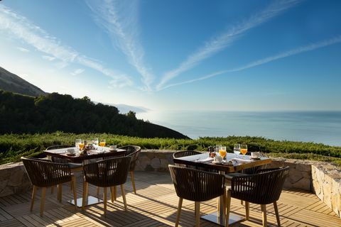 Patio w Ventana Big Sur 