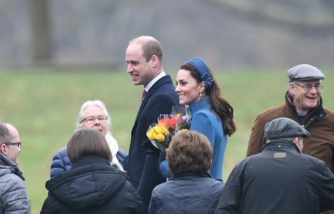 Royals chodzą do kościoła