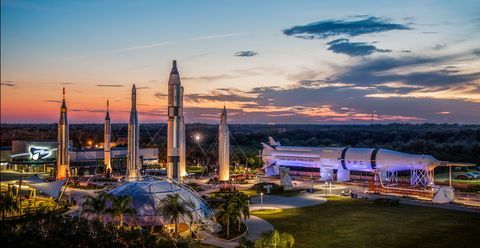 Ogród rakietowy w Kennedy Space Center