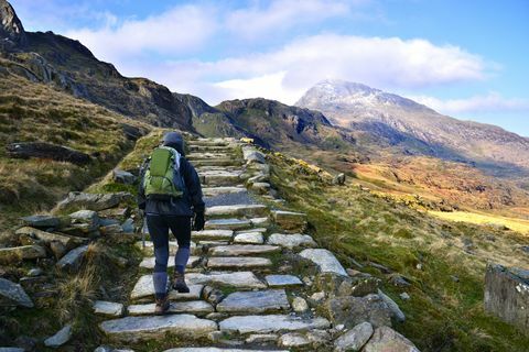 Walker in Snowdon