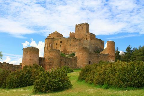 Zamek Loarre - prowincja Huesca - Hiszpania. 