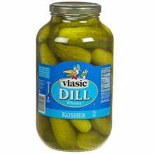 Vlasic Whole Kosher Pickles (4 etui, 1 galon słoik)