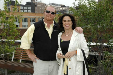 Mario Batali i żona Susi Cahn